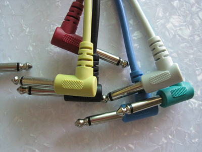 【效果器導線彩色導線微短連接線5條一套】價格,廠家,圖片,樂器配件,惠州市惠陽區秋長倍音五金電子加工部-